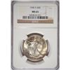 Image 1 : 1945 S WALKING LIBERTY HALF DOLLAR NGC MS 65 GEM