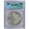 Image 1 : 1892 MORGAN DOLLAR ICG MS 62 WHITE