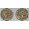 Image 2 : 1913 TYPE 1 & 1938-D BUFFALO NICKELS UNC