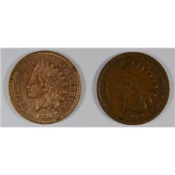 1903 AU & 1909 VG INDIAN HEAD CENTS