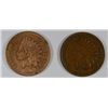 Image 1 : 1903 AU & 1909 VG INDIAN HEAD CENTS