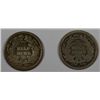 Image 2 : 1861 VG, 1872 GOOD SEATED HALF DIME