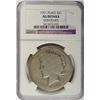 Image 1 : 1921 PEACE DOLLAR NGC AG SCRATCHES