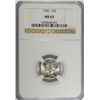 Image 1 : 1945 MERCURY DIME NGC MS65 GEM