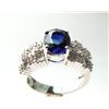 Image 1 : Diamond-Sapphire Ring 4.73Ct 18k W/g