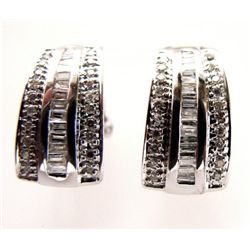 Stunning Diamond Earrings 1.39Carat 14k W/g