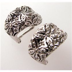 Stunning Diamond Earrings .53 Carat 14k W/g