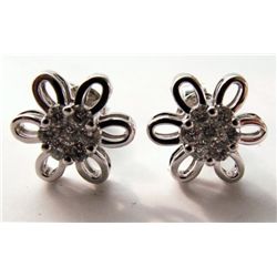 Rosita Diamond Earring: .82 Carat 14k W/g