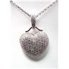 Image 2 : Creation Diamond Heart Pendant 2.00ct18kW/g Over