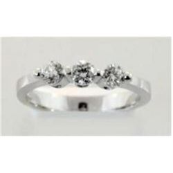 Present Past Future Diamond Ring .54ct 14K W/g
