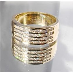 Women Diamond Ring 1.00Ct 14k Yellow Gold