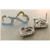 Image 2 : Heart Shape Dangle Earring Diamond 1.00Ct 18k W/g