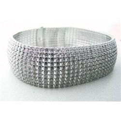 Elegant Bracelet Creation Diamond 18k Y/G Over 925