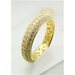 Creation Diamond Eternity Ring 2.00Ct 18kY/g Over