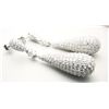 Image 3 : Creation Diamond Earring 6.80Ct 18k W/g Overlay