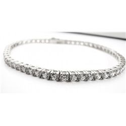 Creation Diamond Tennis Bracelet 8.40Ct18kW/g Over