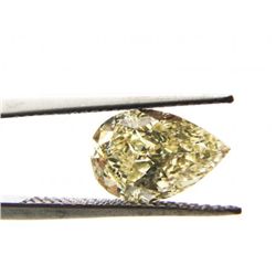 Diamond EGL Certificate Pear Shape 2.29Ct VS2 FLY