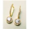 Image 1 : Creation  Dia: Dangle Earring 2.45Ct 18kY/g Over