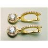 Image 2 : Creation  Dia: Dangle Earring 2.45Ct 18kY/g Over