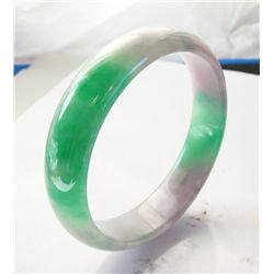 Natural Jadeite Jade Bangle JBA-2A SZ 6.5