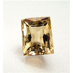 Natural Lemon Topaz Octagan Facet 20.07Ct 16.7x13