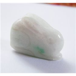 Natural Jadeite Jade Rabbit Pendant JBA-2B