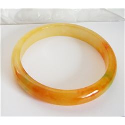 Natural Jadeite Jade Blood Bangle JBA-2B Size 7