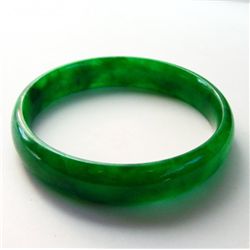Natural Jade Bangle JBA-2A Size: 6.5