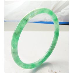 Natural Jade Bangle JBA-2B Size: 6