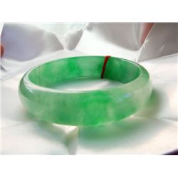 Natural Jade Bangle JBA-2B Size: 7