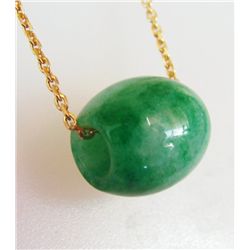 Natural Jadeite Jade Pendant JBA-1B 14K Y/g