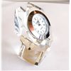 Image 2 : Camry Quartz Clock Crystal Platinum Overlay