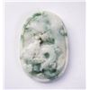 Image 2 : Natural green jadeite jade Dragon and Phoenix JBA-2B