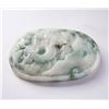 Image 3 : Natural green jadeite jade Dragon and Phoenix JBA-2B