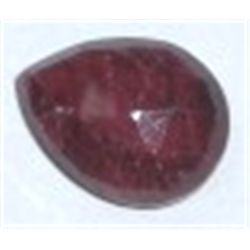 13.00 CARAT *HUGE* RUBY PEAR SHAPE PRECIOUS GEMSTONE!! GEMSTONE CAME OUT OF SAFE!!