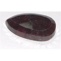 191.45 *HUGE* RUBY TEAR DROP CUT/FACETED & POLISHED *GEMSTONE IS OUT OF PRIVATE ESTATE*!!!