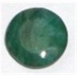 7.50 CARAT *HUGE* EMERALD *ROUND CUT/FACETED & POLISHED PRESIOUS GEMSTONE*!! GEM CAME OUT OF SAFE!!