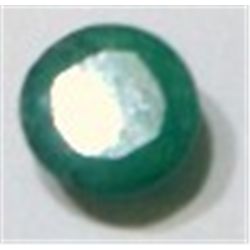 8.80 CARAT *HUGE* EMERALD *ROUND CUT/FACETED & POLISHED PRESIOUS GEMSTONE*!! GEM CAME OUT OF SAFE!!