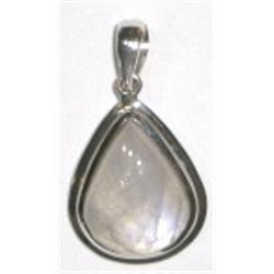STERLING SILVER .925 RARE *MOONSTONE* BEAUTIFUL TEAR DROP SHAPE PENDANT TOTAL WEIGHT IS 5.83 GRAMS!