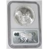 Image 2 : 2005 CERTIFIED 1oz SILVER EAGLE *CERTIFIED BY NGC MS-69*!! SILVER EAGLE CAME OUT OF SAFE!!