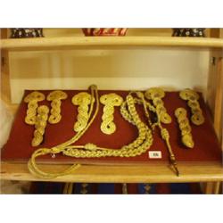 Collection of military gold braid mainly Blackwatch to include lanyard etc. £30 - 50...