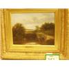 Image 1 : Framed 19th century oil on panel entitled 'View near Staplehurst Kent' signed by Patrick Nasmyth,...