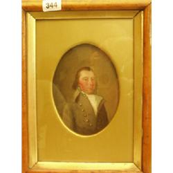 Georgian oil on board of a country squire, attributed to Francis Wheatley £300 - 400...