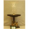 19th century continental centre piece in marble, ormalu and cut glass £200-250...