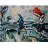 Image 1 : CHAGALL "LOVERS OVER PARIS" - LIMITED EDITION