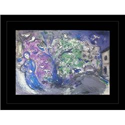 CHAGALL 1977 "DAPHNIS AND CHLOE" LITHOGRAPH