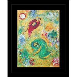 CHAGALL 1977 "DAPHNIS AND CHLOE" LITHOGRAPH
