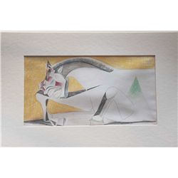 PICASSO "STUDY OF GUERNICA" - 1937 - MINT