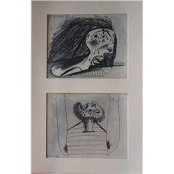 PICASSO "STUDY OF GUERNICA" - 1937 - MINT