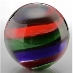 ART GLASS SPHERE / PAPERWEIGHT